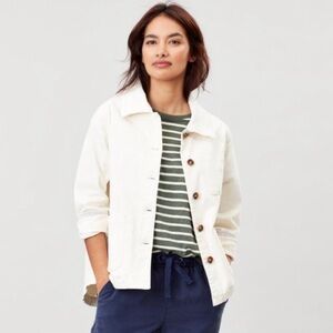 NWT H&M Off-White Utility Jacket
